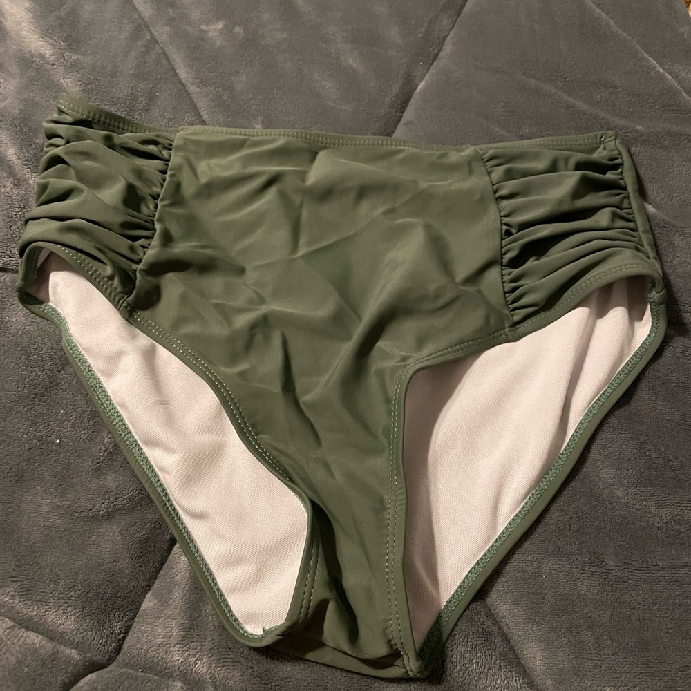 High waisted bikini bottom